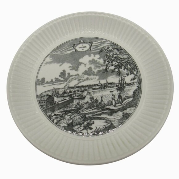 WEDGWOOD Canada Quebec And Niagara Falls Vintage Plates Made in England - Picture 5 of 12